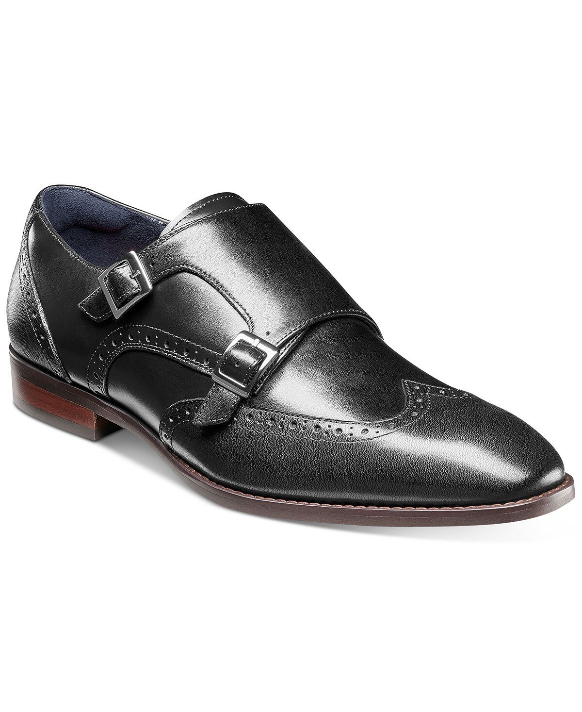 Мужские модельные туфли Karson Wingtip с двойным ремешком Stacy Adams 
Мужские модельные туфли Karson Wingtip с двойным ремешком Stacy Adams