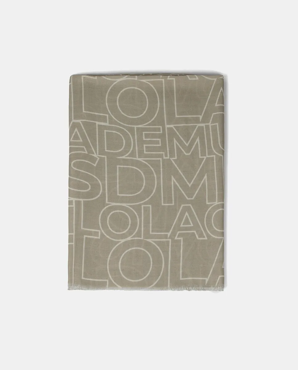 ШАРФ С МОНОГРАММОЙ Lola Casademunt, цвет Crudo
ШАРФ С МОНОГРАММОЙ Lola Casademunt, цвет Crudo