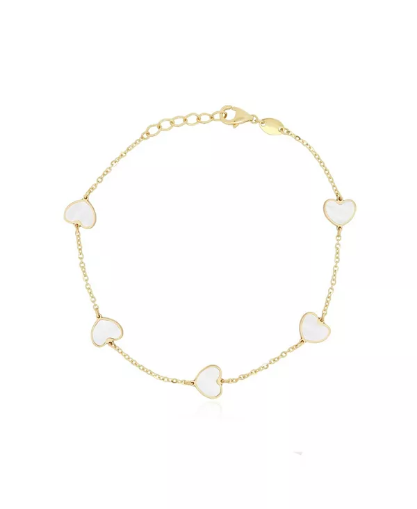 Браслет с перламутровым сердцем, 14-каратное золото The Lovery, white
Браслет с перламутровым сердцем, 14-каратное золото The Lovery, white