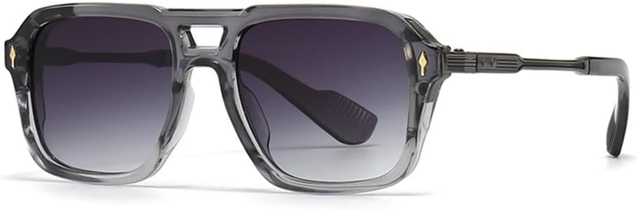 Винтажные солнцезащитные очки в стиле стимпанк с плоской верхней частью, квадратные, для женщин и мужчин, роскошные солнцезащитные очки, классические модные модели MUTYNE, Gray Gray
Винтажные солнцезащитные очки в стиле стимпанк с плоской верхней частью, квадратные, для женщин и мужчин, роскошные солнцезащитные очки, классические модные модели MUTYNE, Gray Gray