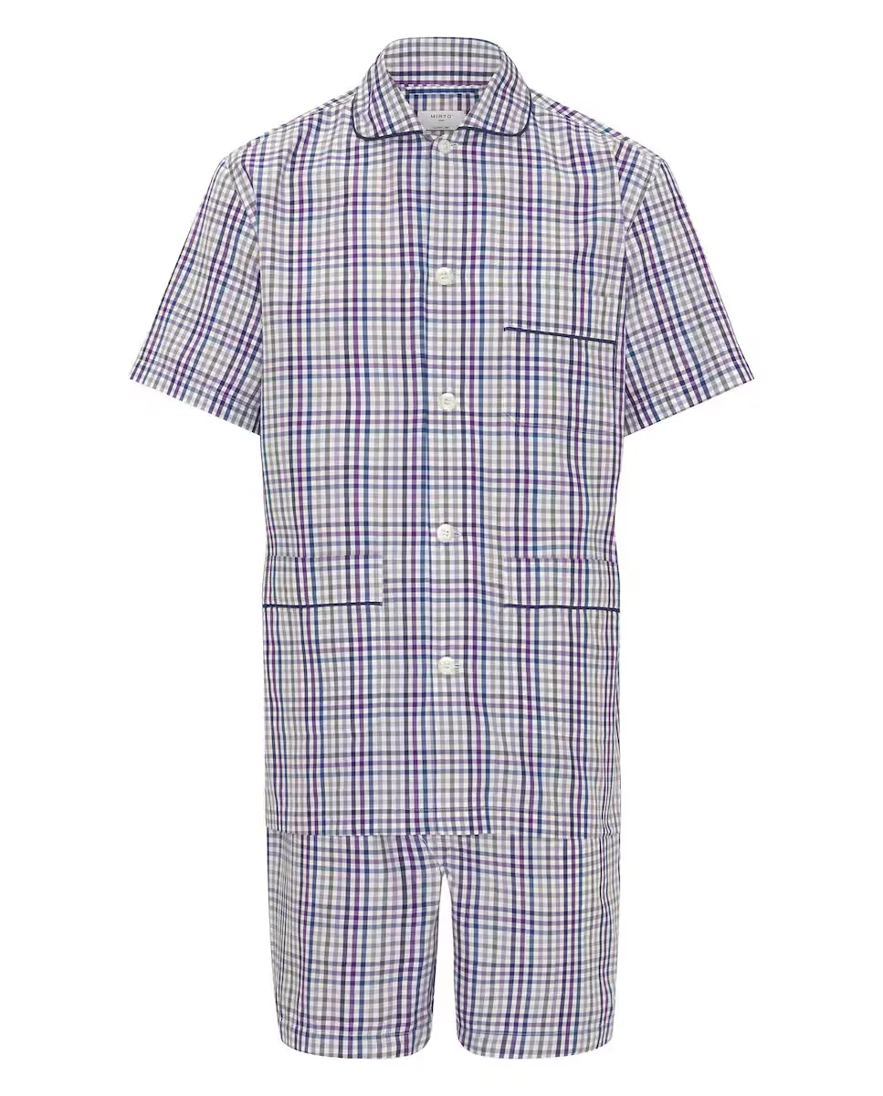 Мужская короткая пижама из хлопка Mirto, сиреневый
Мужская короткая пижама из хлопка Mirto, сиреневый