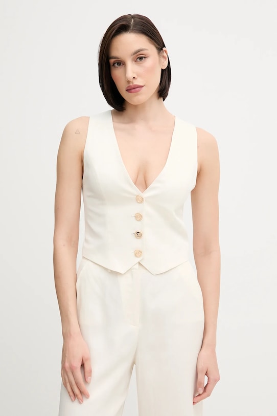 Жилет с добавлением льна Gaudi, бежевый
Жилет с добавлением льна Gaudi, бежевый