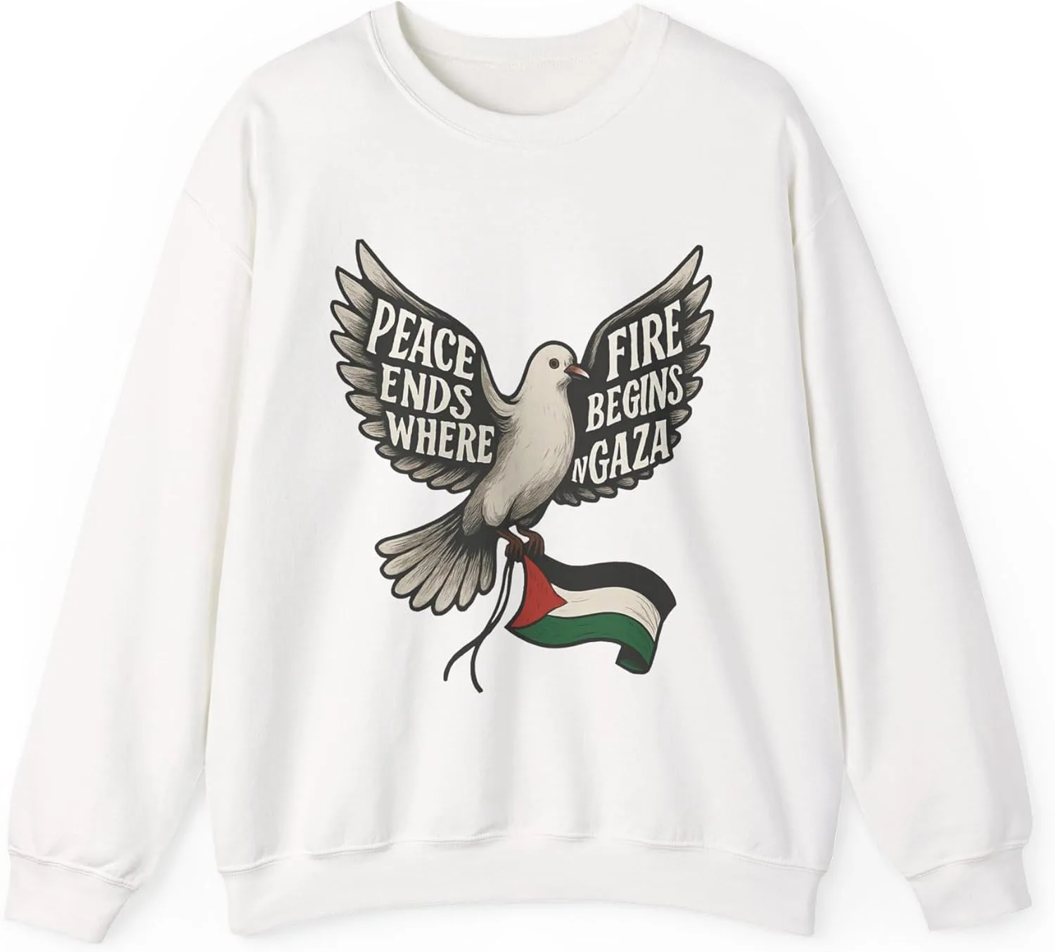 Толстовка Peace in Gaza Dove
Толстовка Peace in Gaza Dove