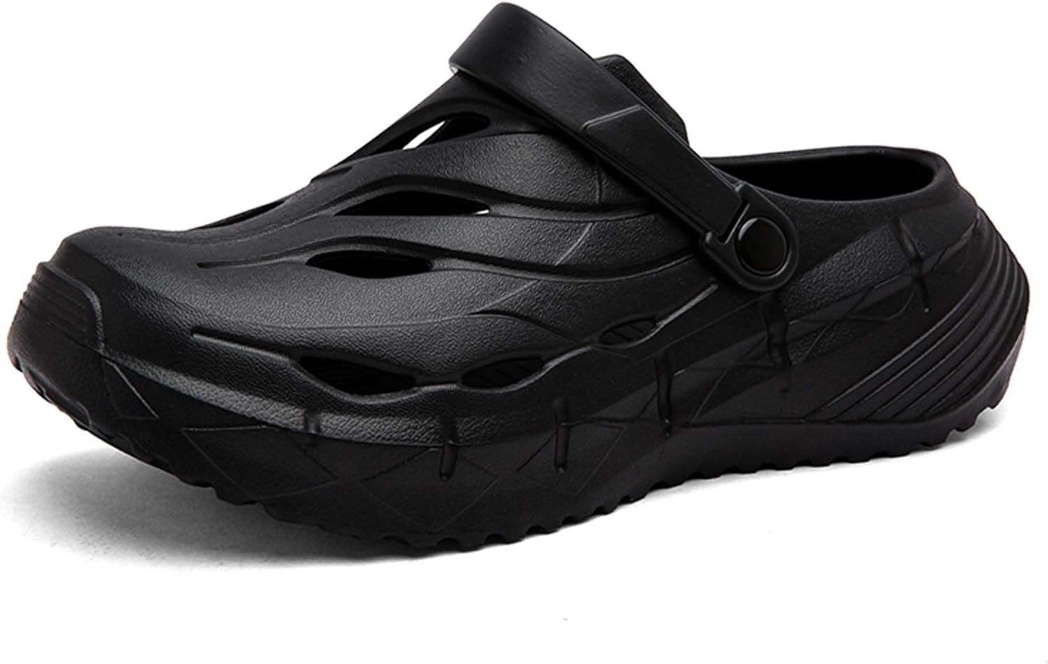 Удобные домашние тапочки с толстой подошвой и мягким носком, сандалии для улицы, обувь из перфорированного ЭВА Generic, черный
Удобные домашние тапочки с толстой подошвой и мягким носком, сандалии для улицы, обувь из перфорированного ЭВА Generic, черный