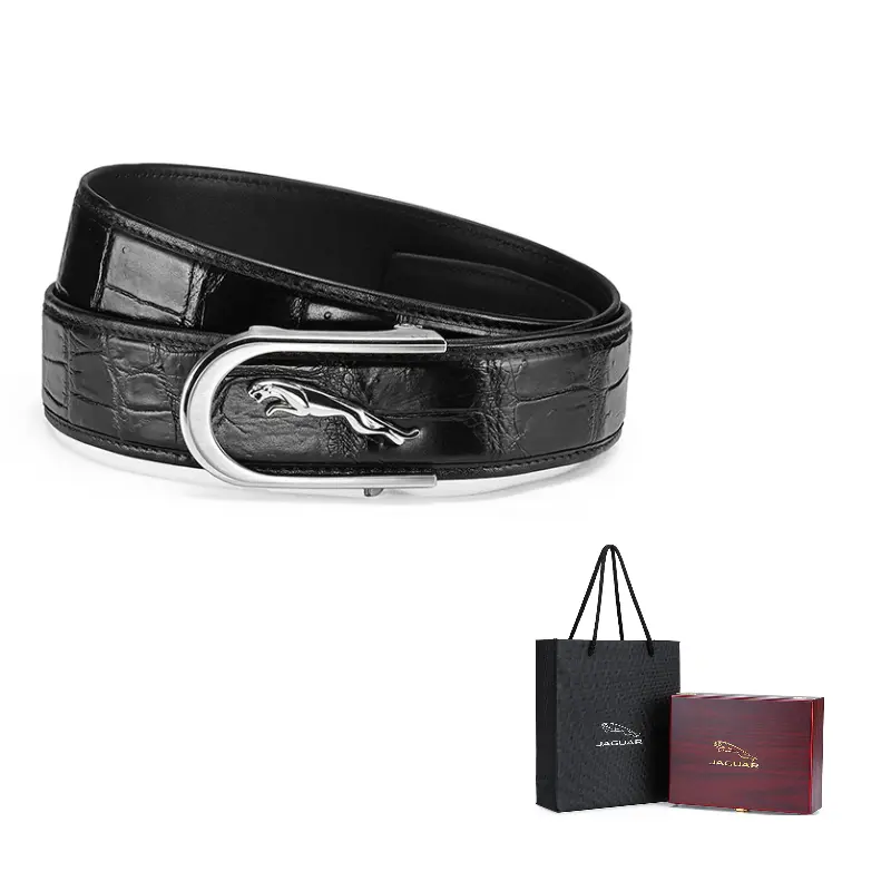 JAGUAR Продвинутый автоматический ремень из крокодиловой кожи с нержавеющей сталью мужской шириной 3.7 см, Chromium
JAGUAR Продвинутый автоматический ремень из крокодиловой кожи с нержавеющей сталью мужской шириной 3.7 см, Chromium