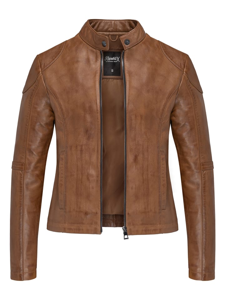 Кожаная куртка REPUBLIX, коричневый
Кожаная куртка REPUBLIX, коричневый