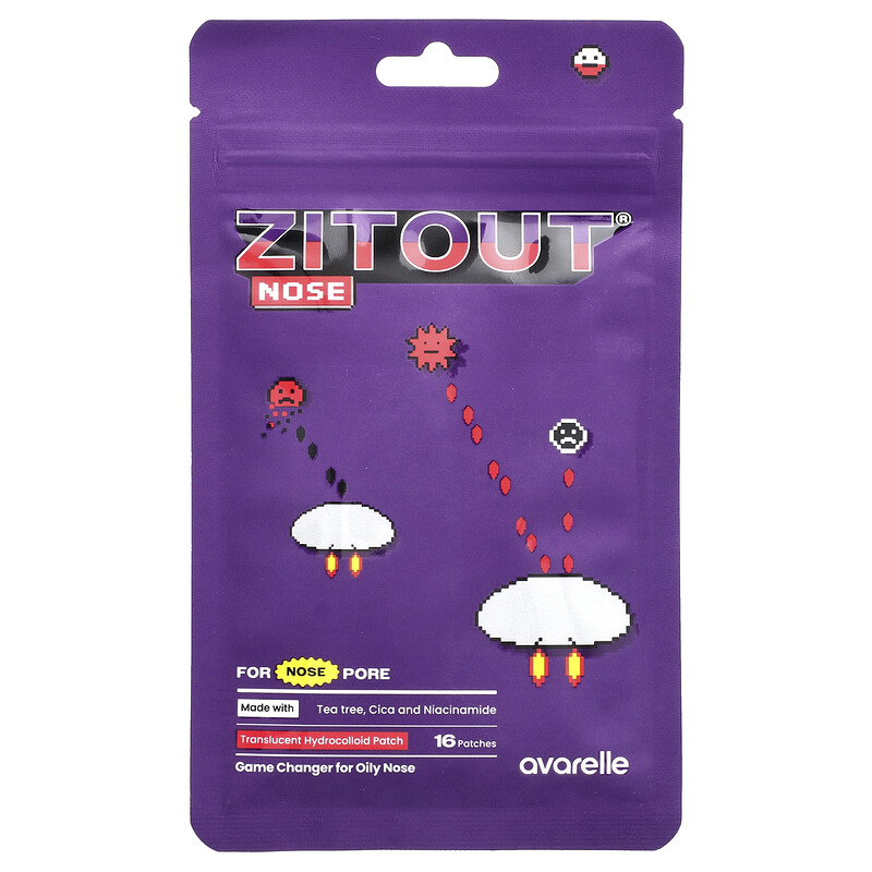 Avarelle, Zitout Nose, 16 пластырей
Avarelle, Zitout Nose, 16 пластырей