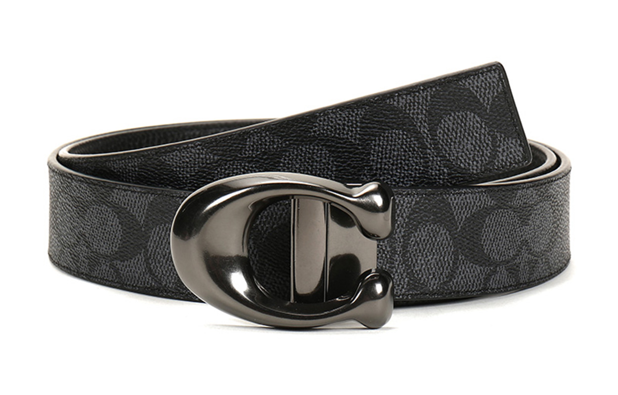 COACH Кожаный ременный пояс мужской угольно-серый черный ширина 3.7 см, Carbon Gray Black
COACH Кожаный ременный пояс мужской угольно-серый черный ширина 3.7 см, Carbon Gray Black