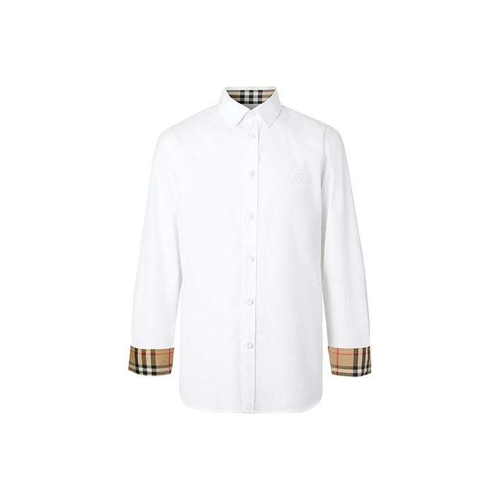Burberry Рубашка Slim Fit из хлопкового поплина с монограммой и стретчем 'White'
Burberry Рубашка Slim Fit из хлопкового поплина с монограммой и стретчем 'White'