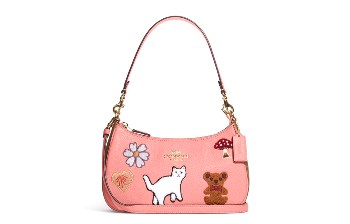 COACH Кожаная сумка через плечо 
COACH Кожаная сумка через плечо