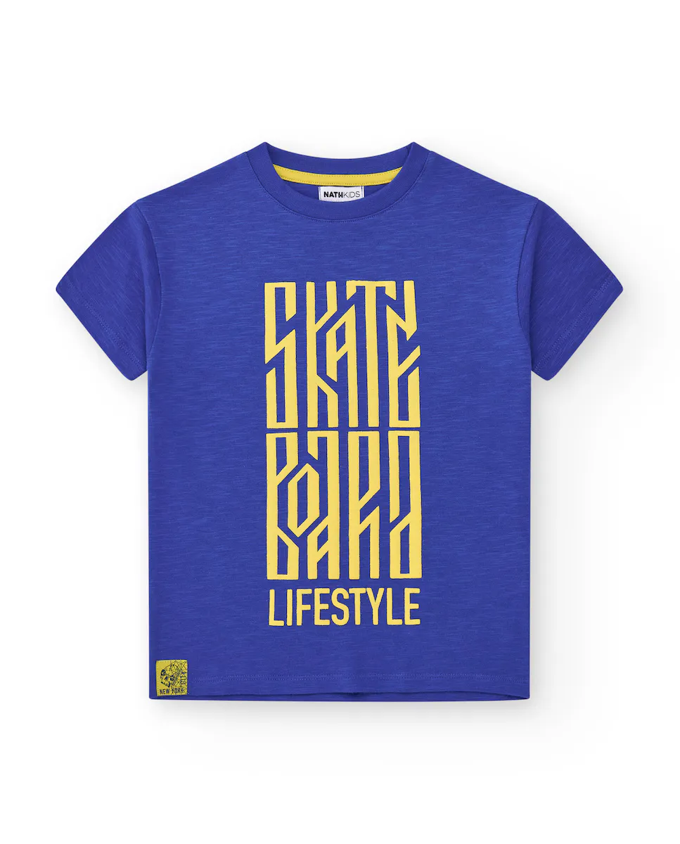 Футболка для мальчика синего цвета с напечатанной фразой Tuc tuc, синий
Футболка для мальчика синего цвета с напечатанной фразой Tuc tuc, синий