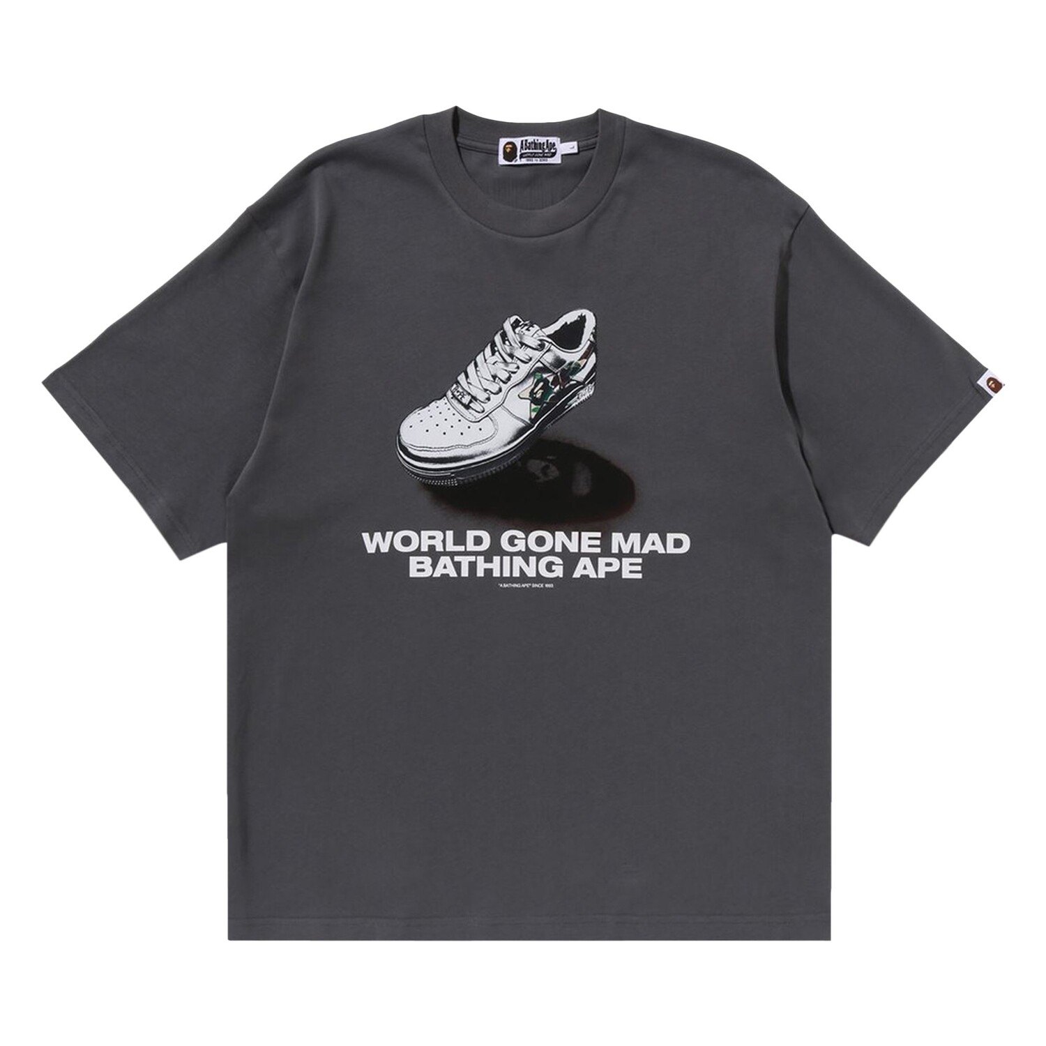 Футболка с рисунком BAPE Shoes, серая, Серый, Футболка с рисунком BAPE Shoes, серая
Футболка с рисунком BAPE Shoes, серая, Серый, Футболка с рисунком BAPE Shoes, серая