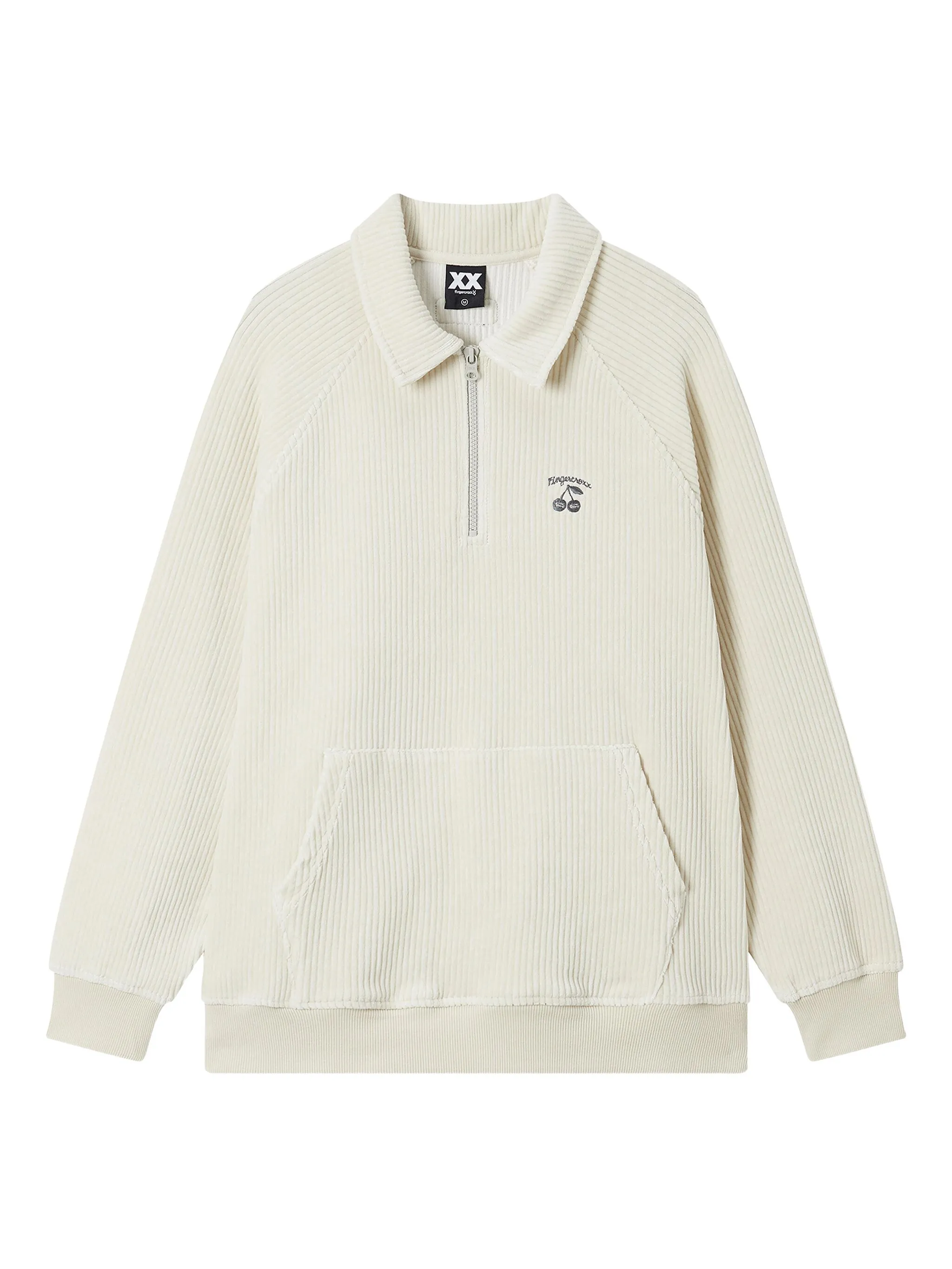 Топ в рубчик с воротником на молнии Fingercroxx, белый
Топ в рубчик с воротником на молнии Fingercroxx, белый