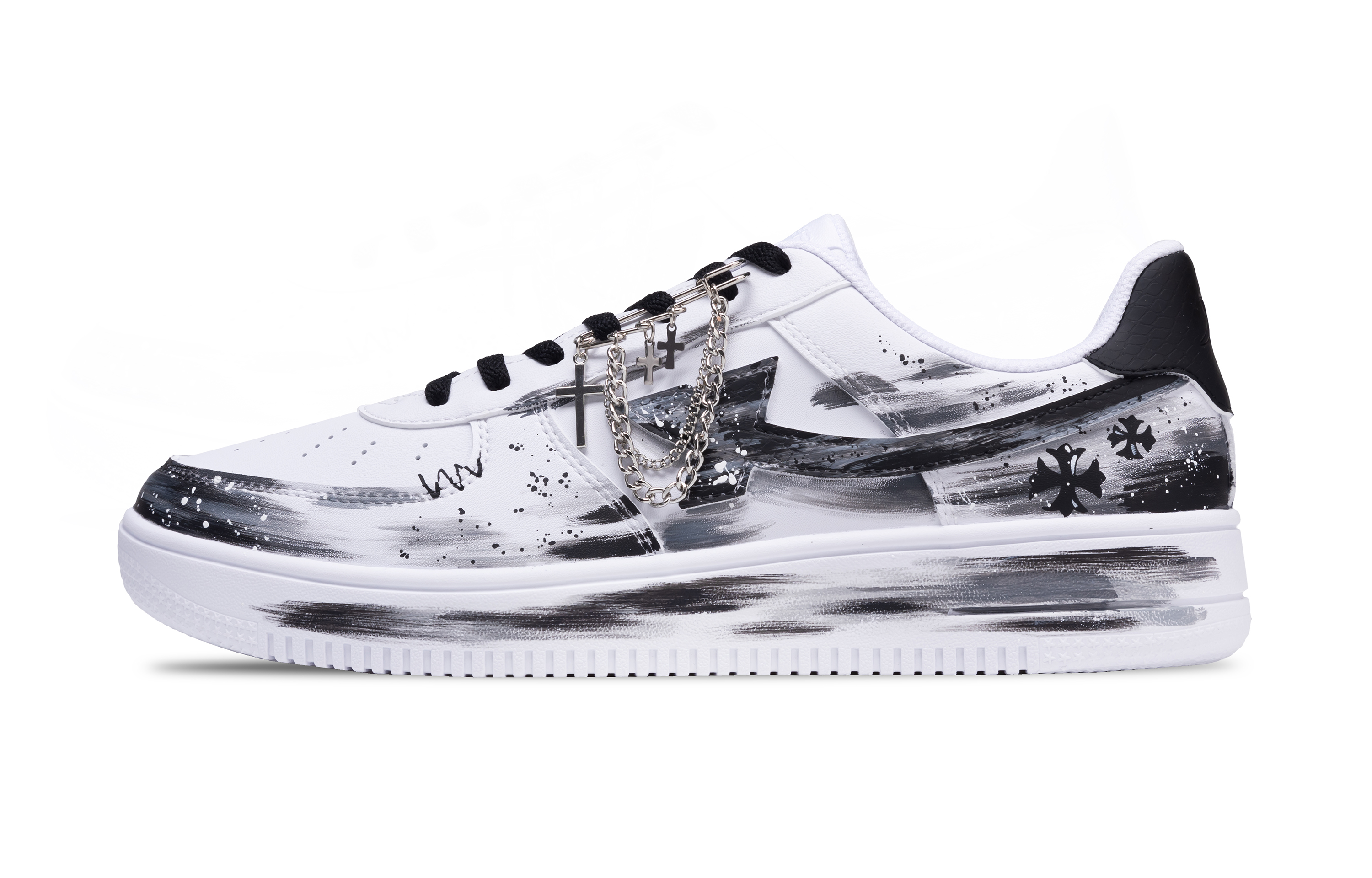 XTEP Кроссовки Air Force One с низким верхом для скейтборда, износостойкие, противоскользящие, мужские, черные, белые, серые
XTEP Кроссовки Air Force One с низким верхом для скейтборда, износостойкие, противоскользящие, мужские, черные, белые, серые