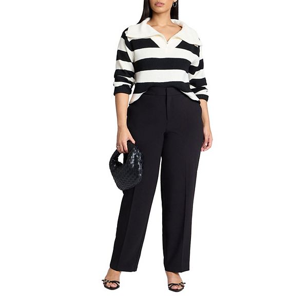 Женские брюки прямого кроя 365 plus size Eloquii
Женские брюки прямого кроя 365 plus size Eloquii