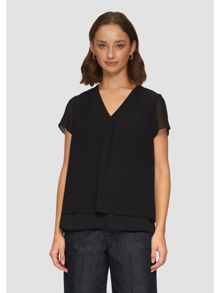 Блуза sOliver BLACK LABEL kurzarm, черный
Блуза sOliver BLACK LABEL kurzarm, черный