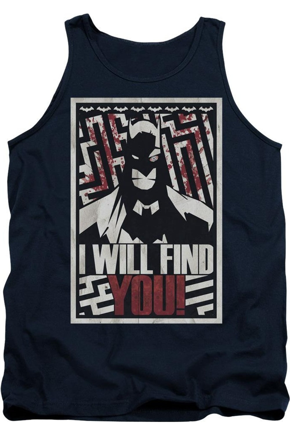 Бэтмен Я найду тебя взрослая майка Gildan, темно-синий
Бэтмен Я найду тебя взрослая майка Gildan, темно-синий