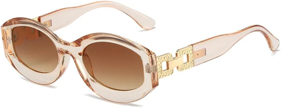 Овальные солнцезащитные очки 2027 года для женщин и мужчин, модные винтажные металлические очки с ажурной отделкой, защита от УФ-излучения UV400 MTZJH, Champagne Tea
Овальные солнцезащитные очки 2027 года для женщин и мужчин, модные винтажные металлические очки с ажурной отделкой, защита от УФ-излучения UV400 MTZJH, Champagne Tea