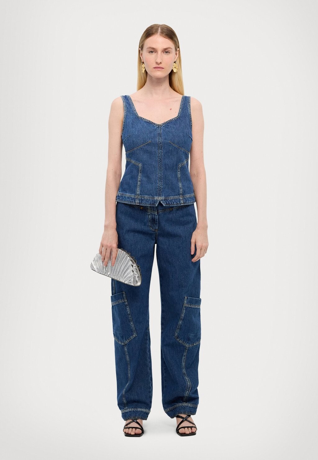 Джинсы свободного кроя Stine Goya, синий деним
Джинсы свободного кроя Stine Goya, синий деним