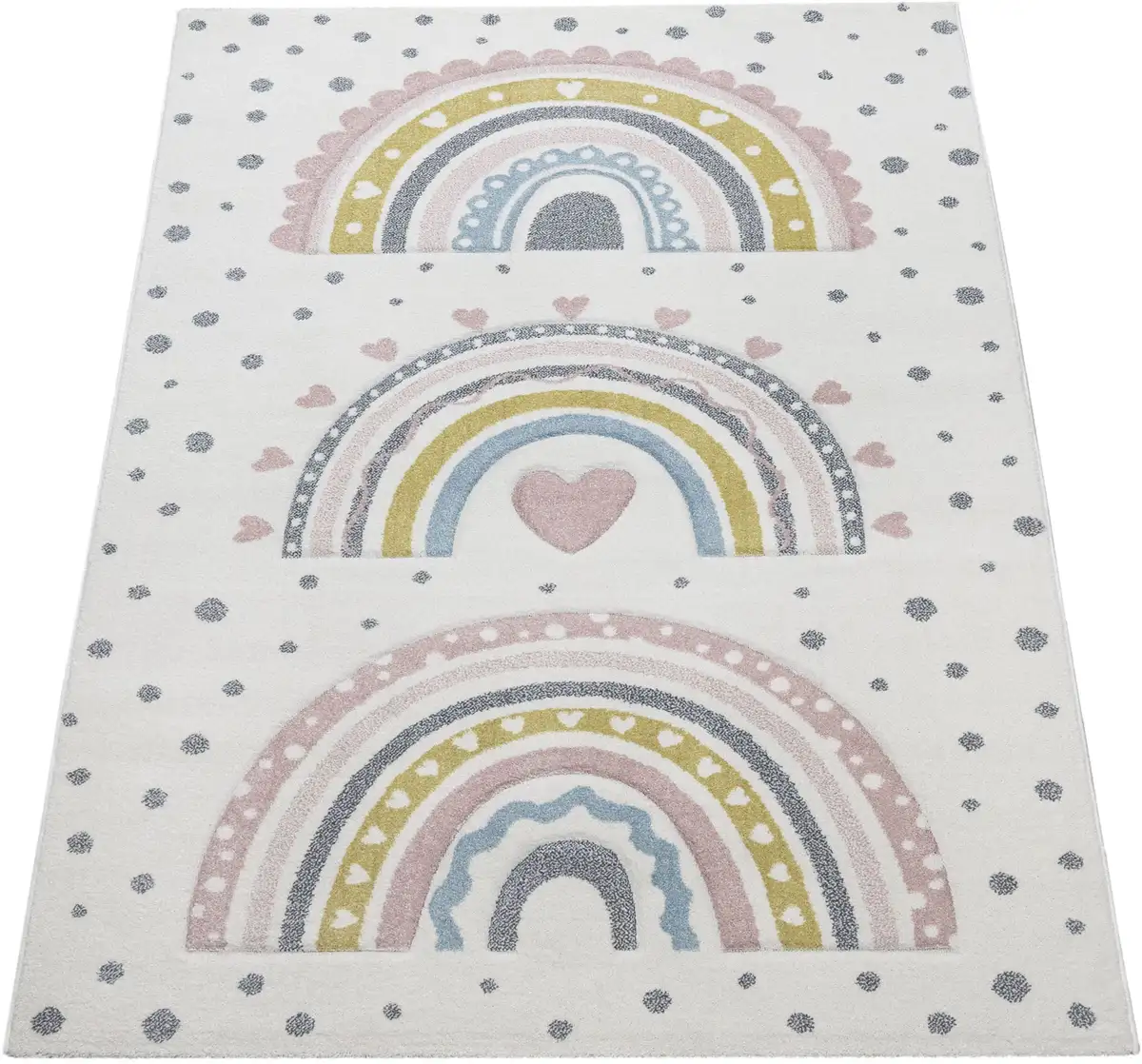 Детский ковер Paco Home "Cosmo 964", прямоугольный, игровой коврик, короткий ворс с 3D-эффектом, пунктир, радужный мотив 133х133 см, цвет Mehrfarbig
Детский ковер Paco Home "Cosmo 964", прямоугольный, игровой коврик, короткий ворс с 3D-эффектом, пунктир, радужный мотив 133х133 см, цвет Mehrfarbig