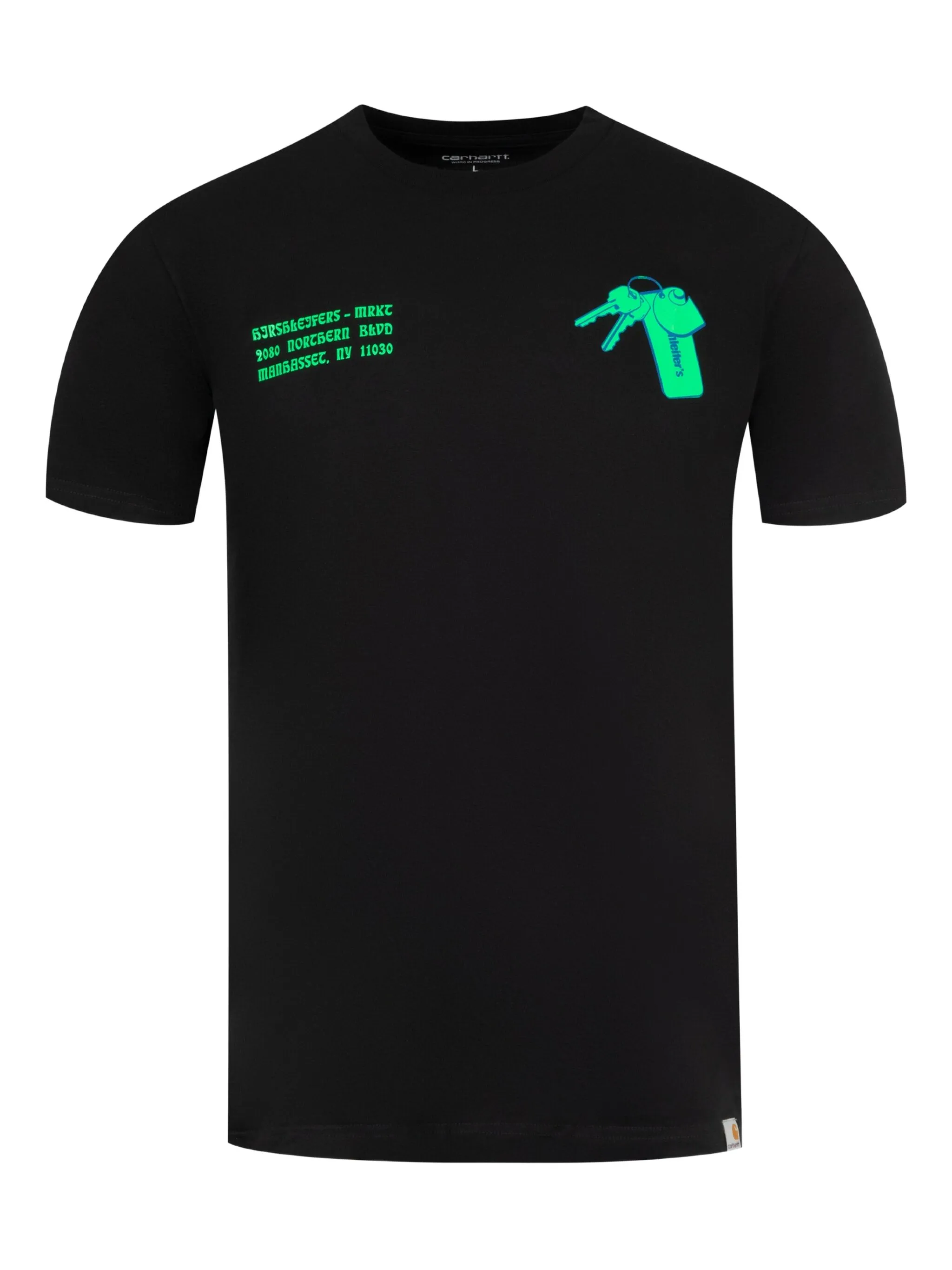 Футболка из коллаборации с Hirshleifers Carhartt Wip, черный
Футболка из коллаборации с Hirshleifers Carhartt Wip, черный