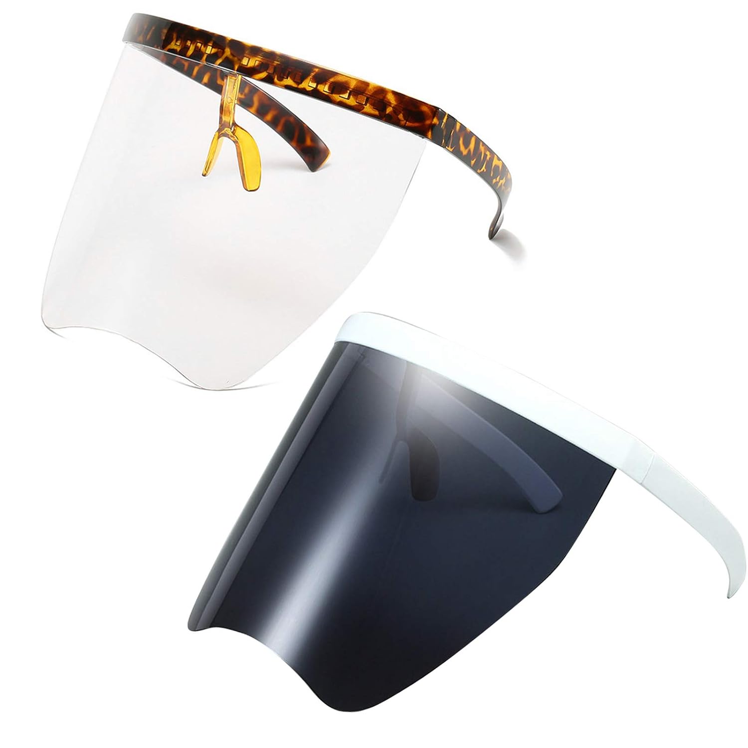 Футуристические солнцезащитные очки большого размера с плоским верхом, зеркальными линзами, оправой песочного цвета, противотуманной прозрачной линзой (2 шт. - леопардовый и бело-серый) mincl, 2pcs-leopard&white Gray
Футуристические солнцезащитные очки большого размера с плоским верхом, зеркальными линзами, оправой песочного цвета, противотуманной прозрачной линзой (2 шт. - леопардовый и бело-серый) mincl, 2pcs-leopard&white Gray