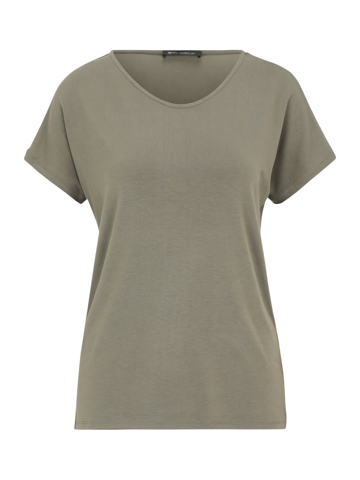 Повседневная рубашка с V-образным вырезом цвета пыльная олива Betty Barclay
Повседневная рубашка с V-образным вырезом цвета пыльная олива Betty Barclay