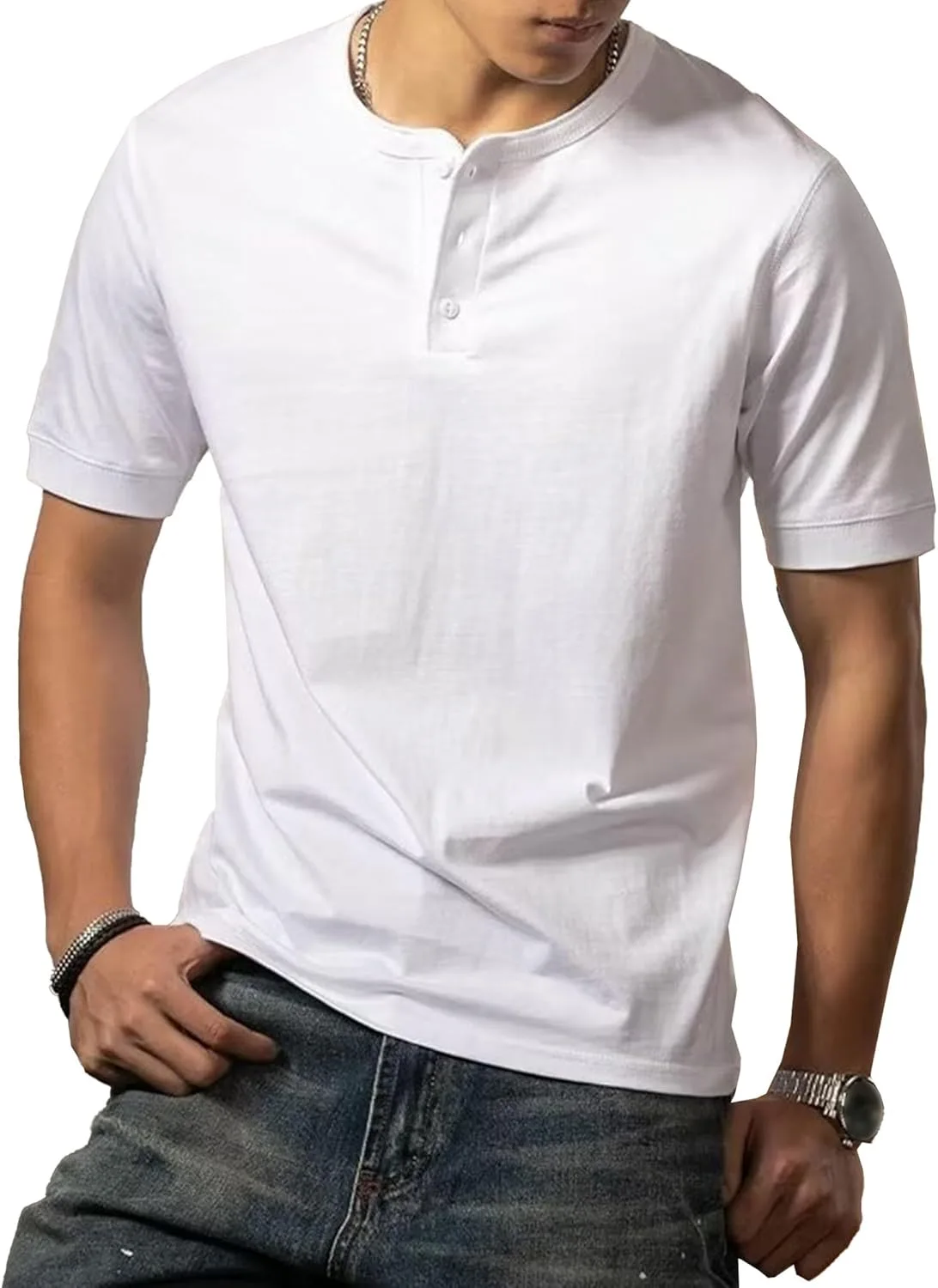 Мужская расслабленная футболка-поло Vintage Casual Maiyifu-GJ
Мужская расслабленная футболка-поло Vintage Casual Maiyifu-GJ