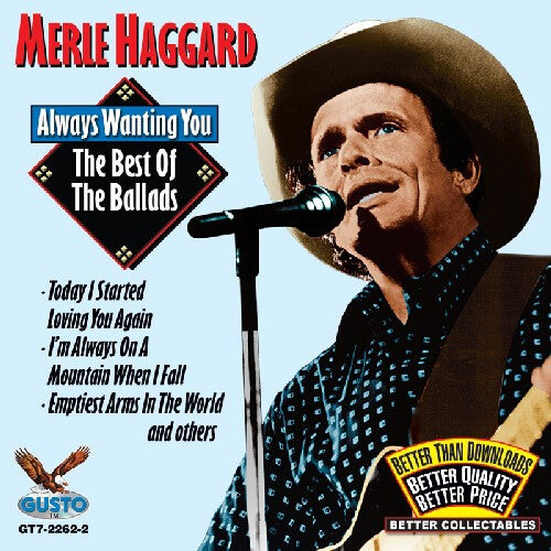 CD диск Haggard, Merle: Always Wanting You: The Best of the Ballads
CD диск Haggard, Merle: Always Wanting You: The Best of the Ballads