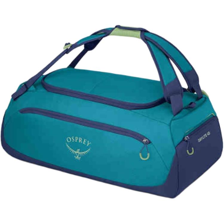 OSPREY 45-литровый дорожный рюкзак из переработанного полиэстера цвета seaweed blue, унисекс
OSPREY 45-литровый дорожный рюкзак из переработанного полиэстера цвета seaweed blue, унисекс
