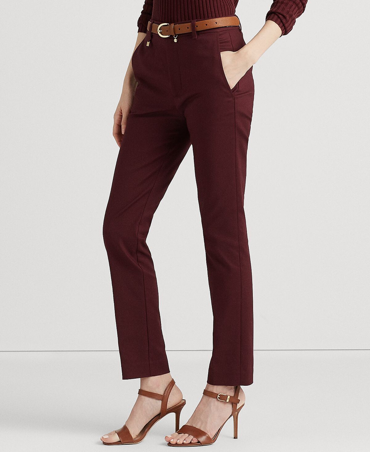 Двусторонние брюки из эластичного хлопка Lauren Ralph Lauren
Двусторонние брюки из эластичного хлопка Lauren Ralph Lauren