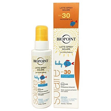BIOPOINT Sun Fp30 Latte Детский спрей-крем 150 мл
BIOPOINT Sun Fp30 Latte Детский спрей-крем 150 мл