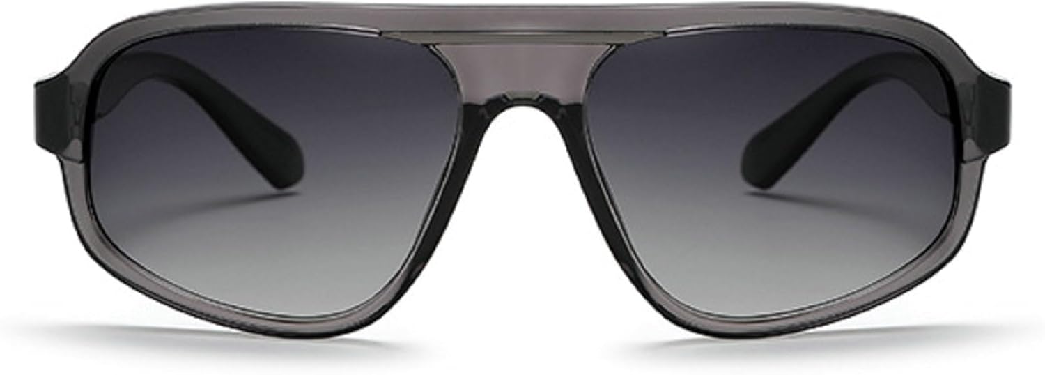 Ретро-солнцезащитные очки-пилот большого размера для женщин и мужчин, большие зеленые солнцезащитные очки, модные винтажные дизайнерские очки 70-х годов mincl, Clear Gray
Ретро-солнцезащитные очки-пилот большого размера для женщин и мужчин, большие зеленые солнцезащитные очки, модные винтажные дизайнерские очки 70-х годов mincl, Clear Gray