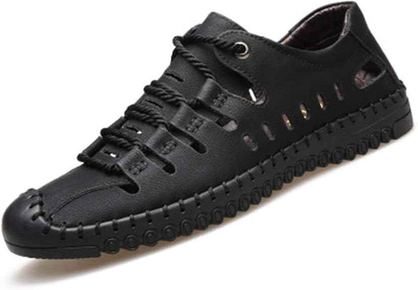 Летние мужские повседневные сандалии спортивные с прорезной резиновой подошвой против скольжения кожаные пляжные туфли Asifn, черный
Летние мужские повседневные сандалии спортивные с прорезной резиновой подошвой против скольжения кожаные пляжные туфли Asifn, черный