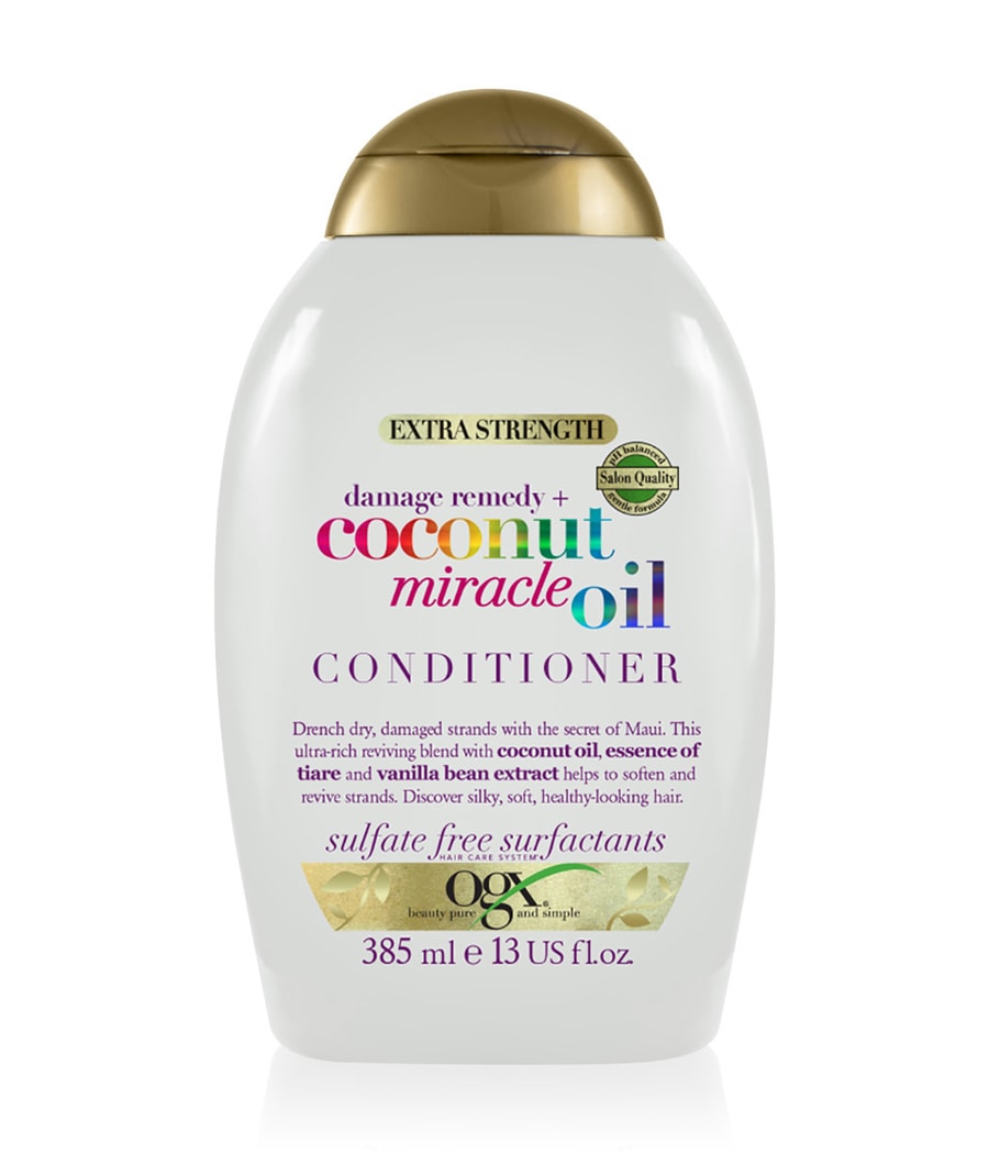 Кондиционер Ogx Coconut Miracle Oil Extra Strength, 385 ml
Кондиционер Ogx Coconut Miracle Oil Extra Strength, 385 ml