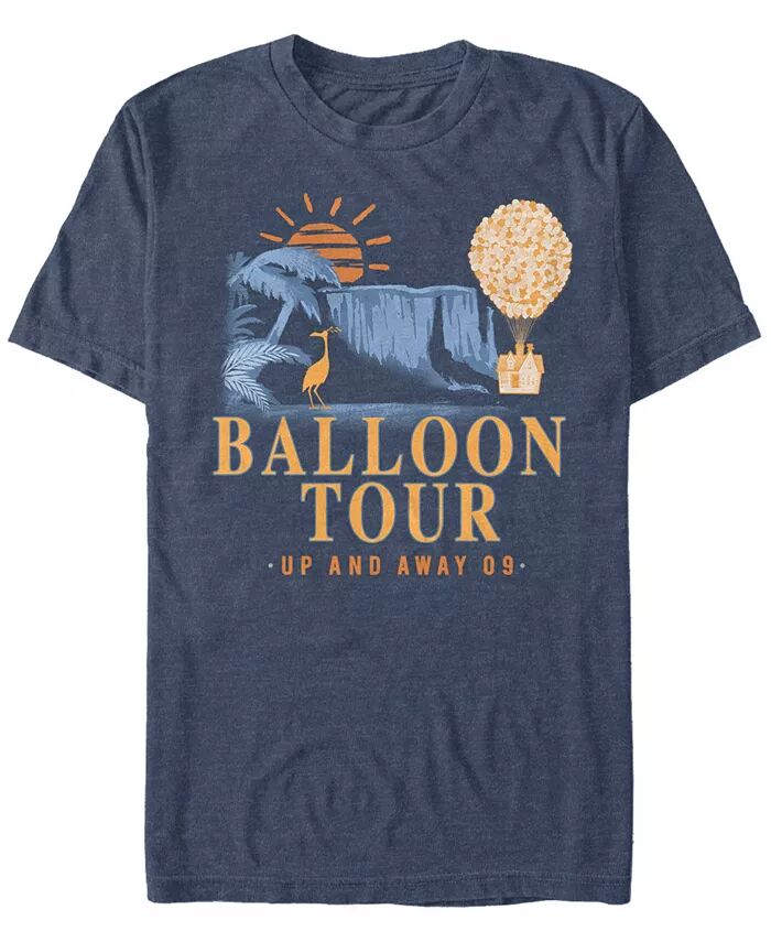 Disney Pixar Мужская футболка с коротким рукавом Up Balloon Tour Fifth Sun, синий
Disney Pixar Мужская футболка с коротким рукавом Up Balloon Tour Fifth Sun, синий