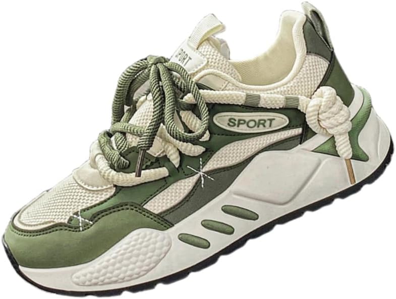 Мужские дышащие спортивные кроссовки из сетки с амортизирующими стельками и толстой подошвой для лучшего сцепления Fmshi, белый/зеленый
Мужские дышащие спортивные кроссовки из сетки с амортизирующими стельками и толстой подошвой для лучшего сцепления Fmshi, белый/зеленый