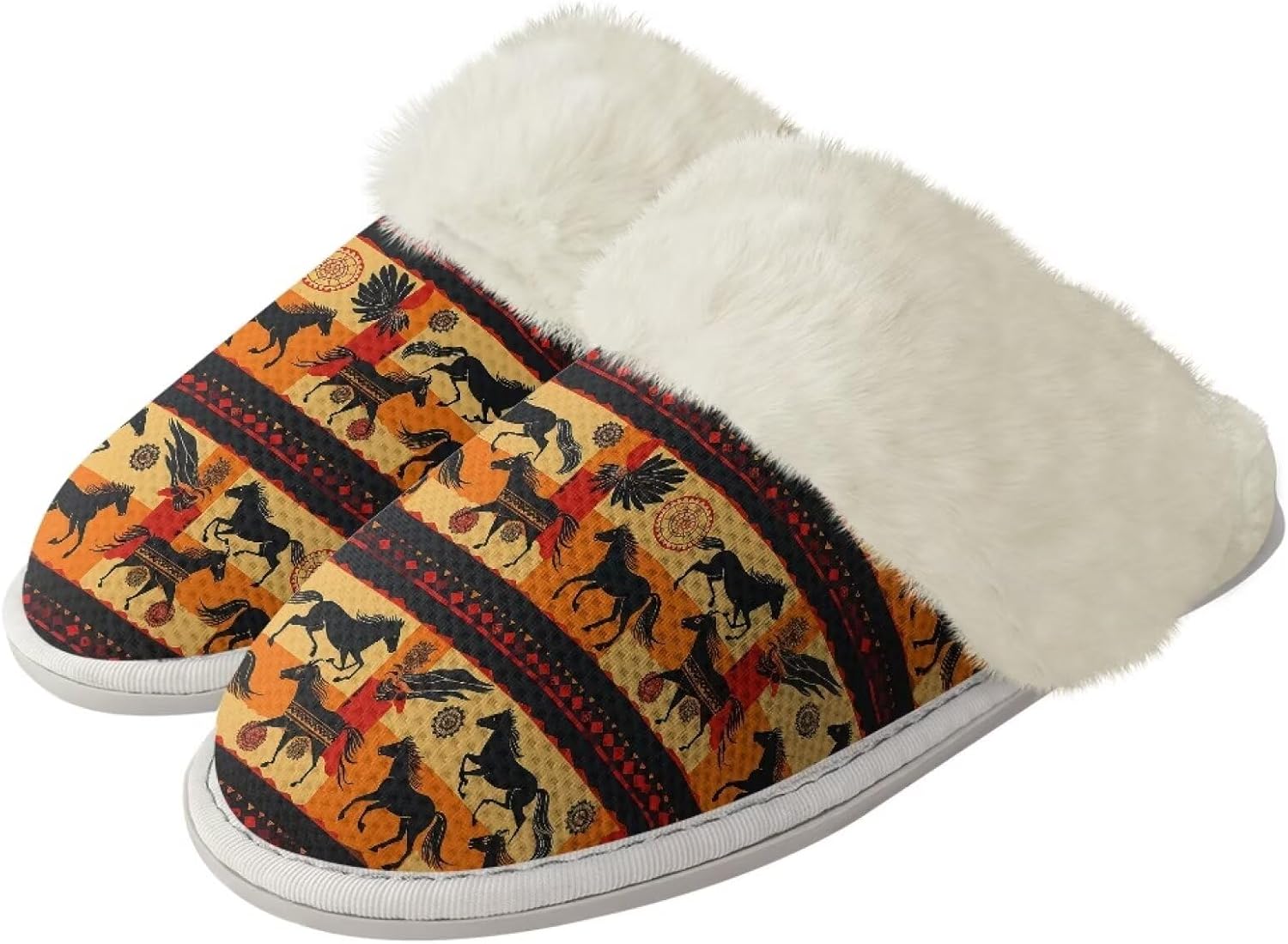 Тапочки Watdotory для женщин и мужчин, удобные, легкие, зимние, теплые домашние тапочки унисекс, с нескользящей плюшевой подошвой, для ванной, отеля и дома, с резиновой подошвой, Horse Aztec Western
Тапочки Watdotory для женщин и мужчин, удобные, легкие, зимние, теплые домашние тапочки унисекс, с нескользящей плюшевой подошвой, для ванной, отеля и дома, с резиновой подошвой, Horse Aztec Western