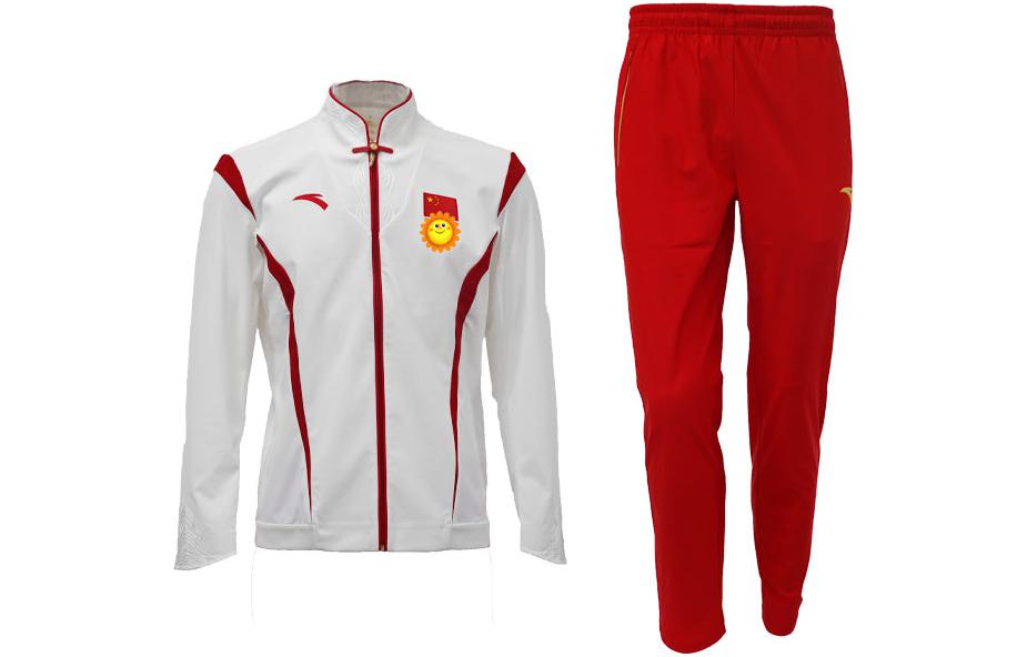 Анта Повседневный спортивный костюм унисекс чисто белый/классический красный
Анта Повседневный спортивный костюм унисекс чисто белый/классический красный