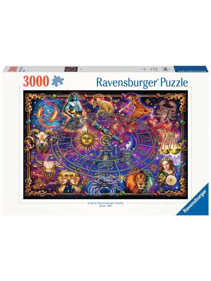 Пазл Ravensburger, 3000 деталей, знаки зодиака в цвете
Пазл Ravensburger, 3000 деталей, знаки зодиака в цвете