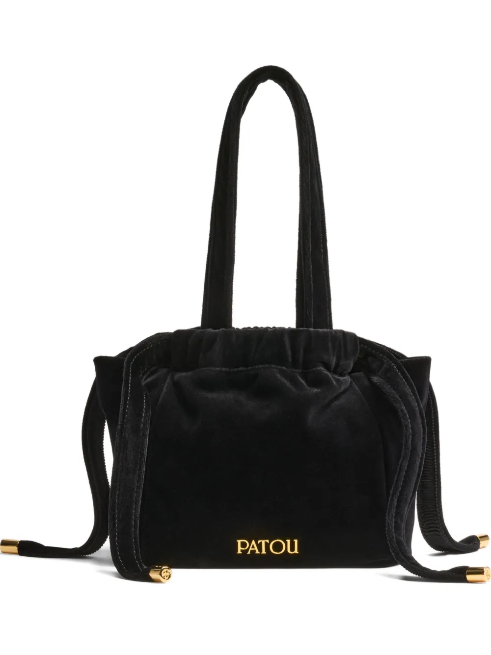 Бархатная сумка Evening с кулиской PATOU, черный
Бархатная сумка Evening с кулиской PATOU, черный