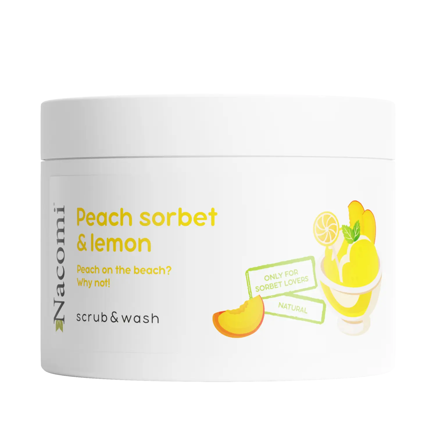 Скраб для тела Nacomi Peach Sorbet&Lemon, 100 мл
Скраб для тела Nacomi Peach Sorbet&Lemon, 100 мл