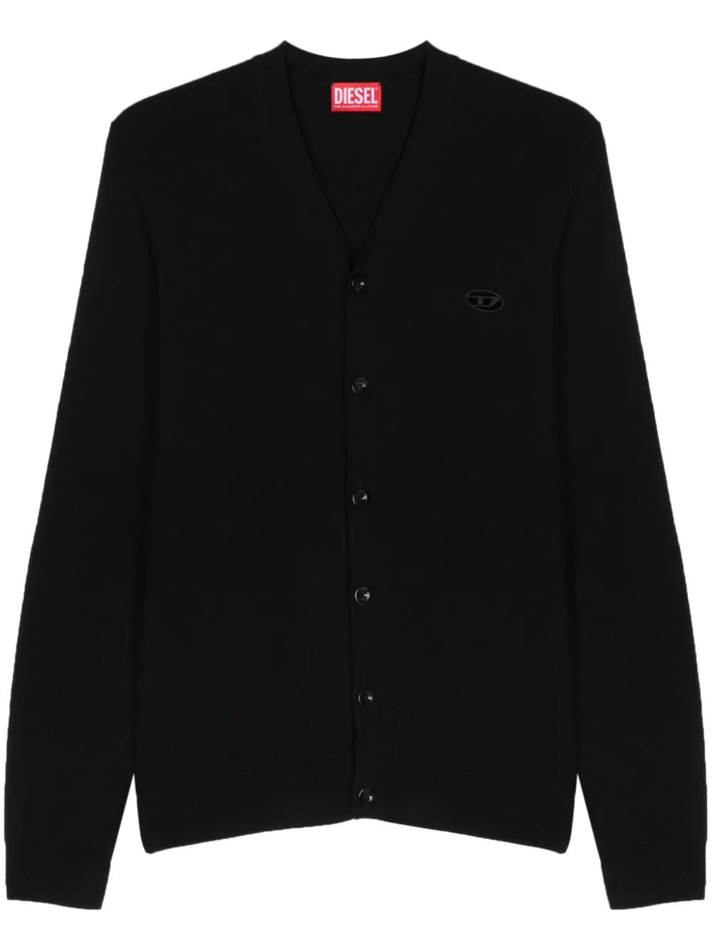 Кардиган K-Zannis с вышитым логотипом DIESEL, черный
Кардиган K-Zannis с вышитым логотипом DIESEL, черный