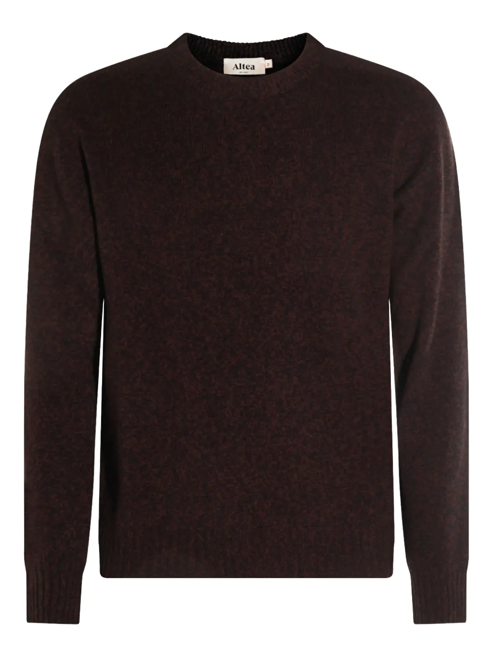 Пятнистый свитер с круглым вырезом Altea, коричневый
Пятнистый свитер с круглым вырезом Altea, коричневый