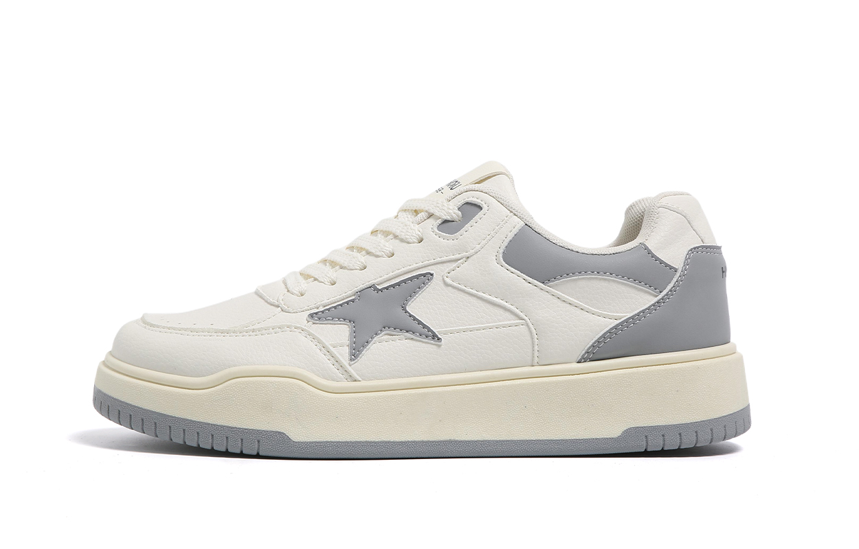 HUANQIU Синтетические кожаные низкие скейтерские кроссовки для мужчин, увеличивающие рост, Beige Gray
HUANQIU Синтетические кожаные низкие скейтерские кроссовки для мужчин, увеличивающие рост, Beige Gray