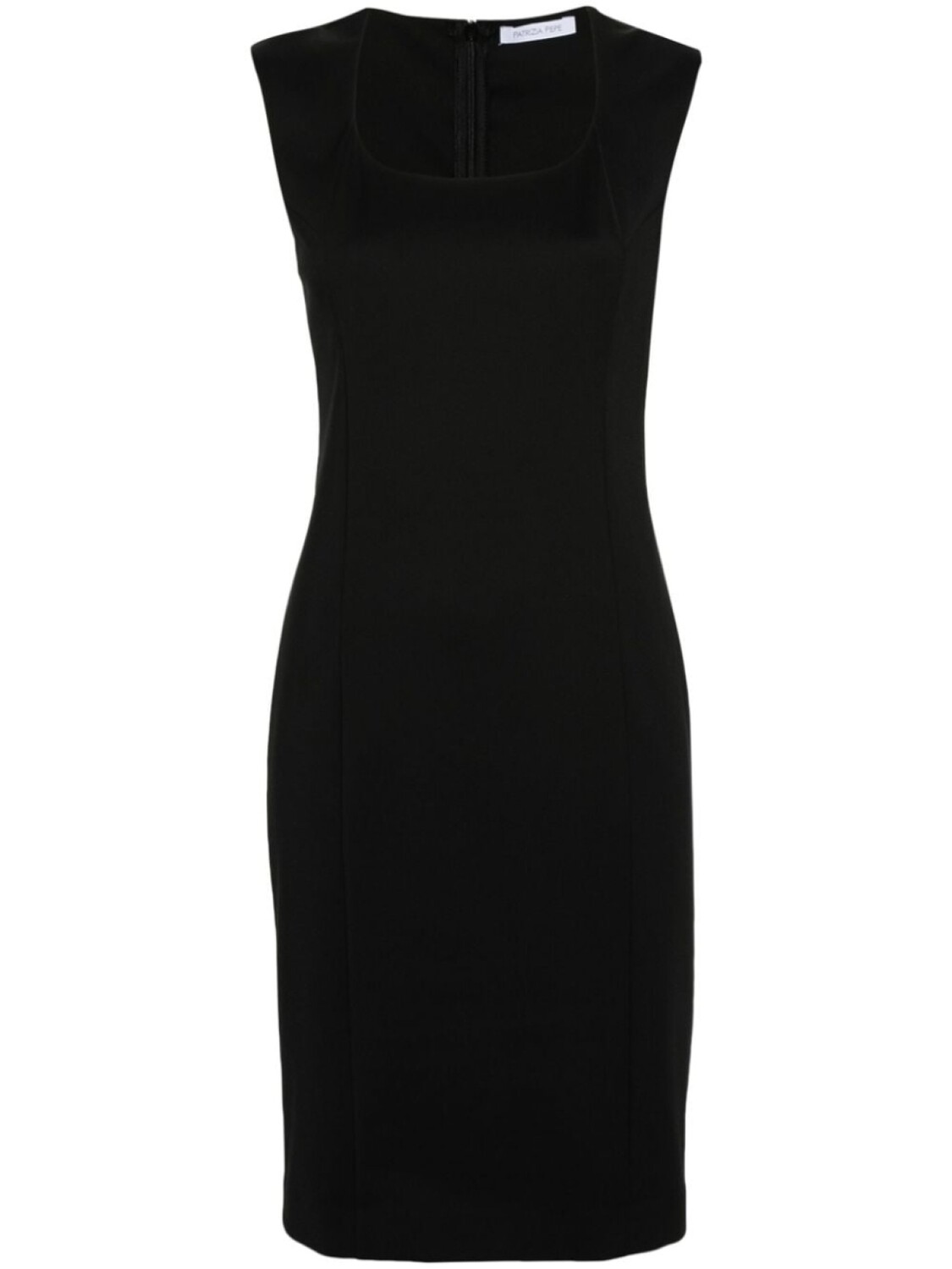 Patrizia Pepe платье миди с мотивом «муха», черный 
Patrizia Pepe платье миди с мотивом «муха», черный
