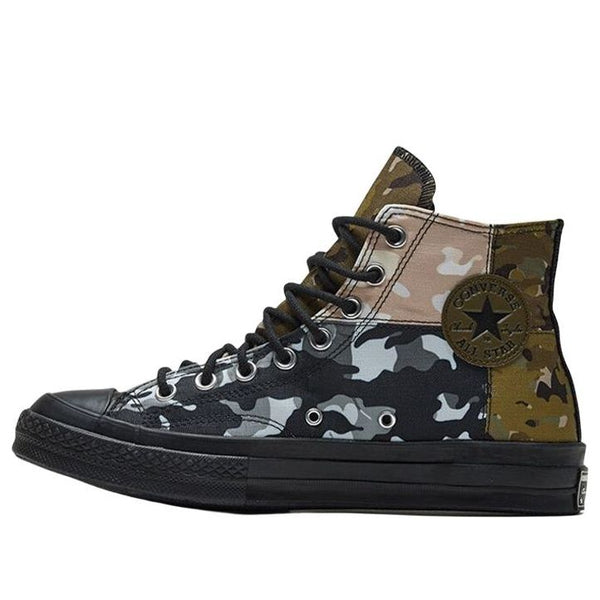 Кроссовки chuck 70 high 'patchwork blocked - camo black' Converse, черный
Кроссовки chuck 70 high 'patchwork blocked - camo black' Converse, черный