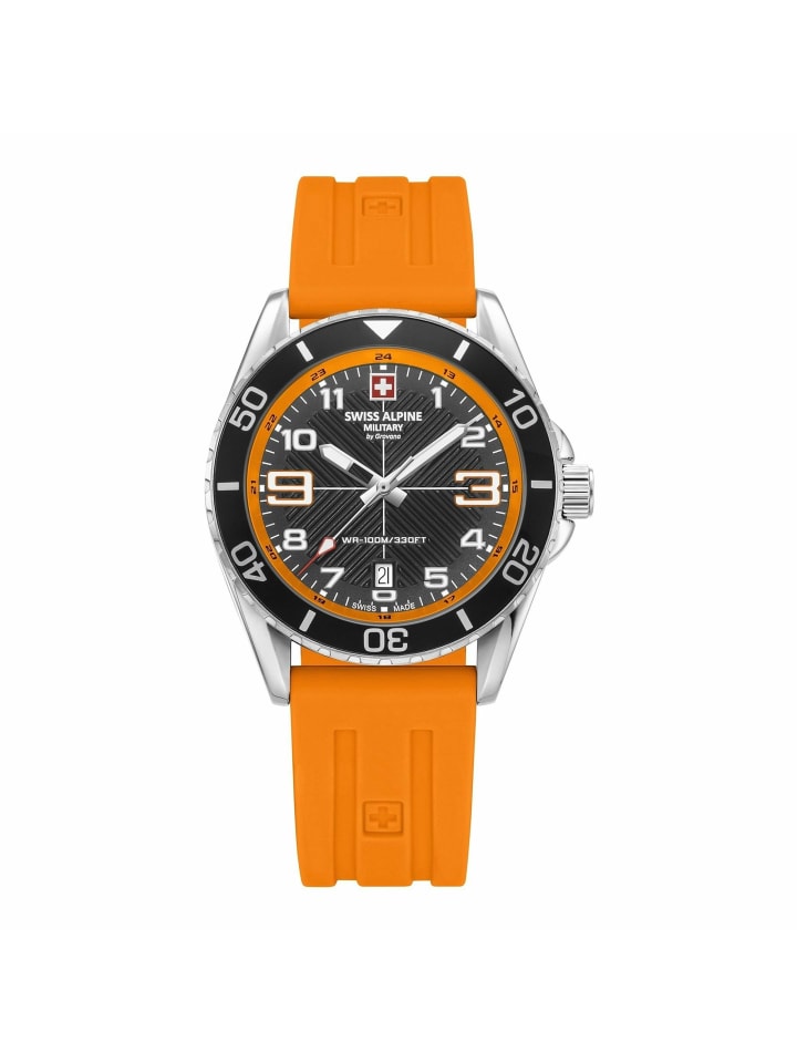 Swiss Alpine Military by Grovana Мужские аналоговые часы оранжевого цвета
Swiss Alpine Military by Grovana Мужские аналоговые часы оранжевого цвета