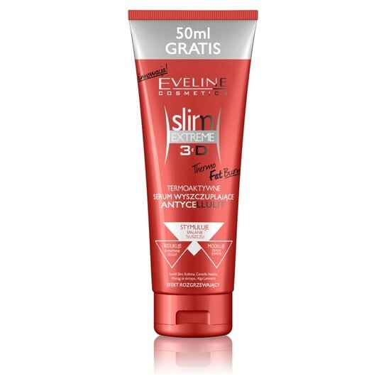 Антицеллюлитная термоактивная сыворотка для похудения, 250 мл Eveline Cosmetics, 3D Slim Extreme
Антицеллюлитная термоактивная сыворотка для похудения, 250 мл Eveline Cosmetics, 3D Slim Extreme