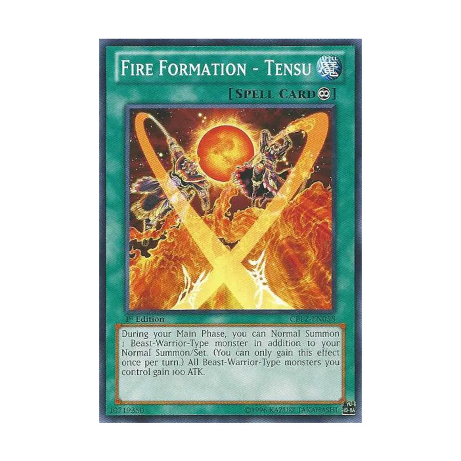 CCG Огненный строй — Тенсу (Обычный), Yu-Gi-Oh - Cosmo Blazer - Singles
CCG Огненный строй — Тенсу (Обычный), Yu-Gi-Oh - Cosmo Blazer - Singles